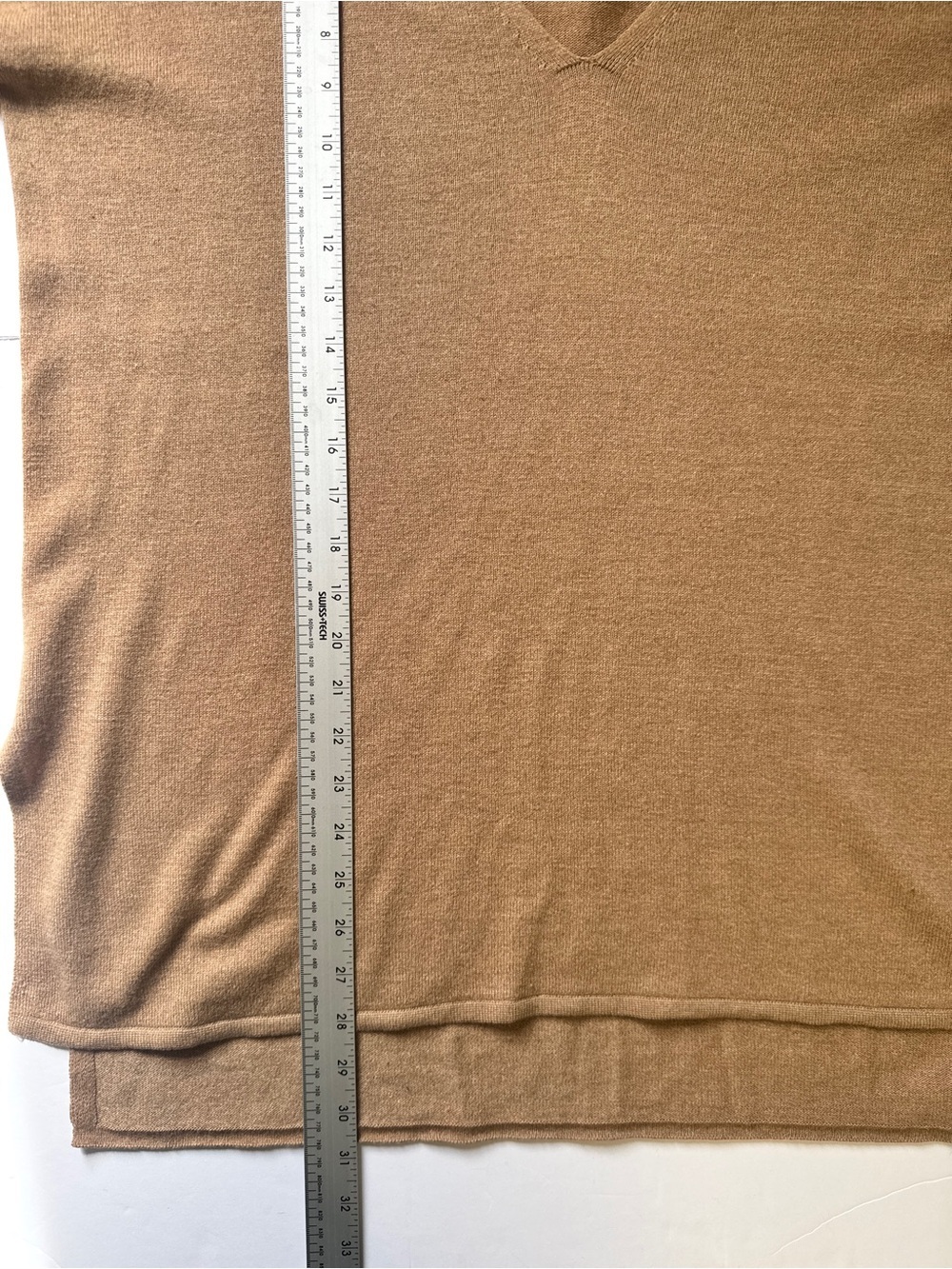 Aritizia Babaton Linen Baylor Sweater Long Sleeve Wool Blend Tan Sz M - Picture 8 of 16